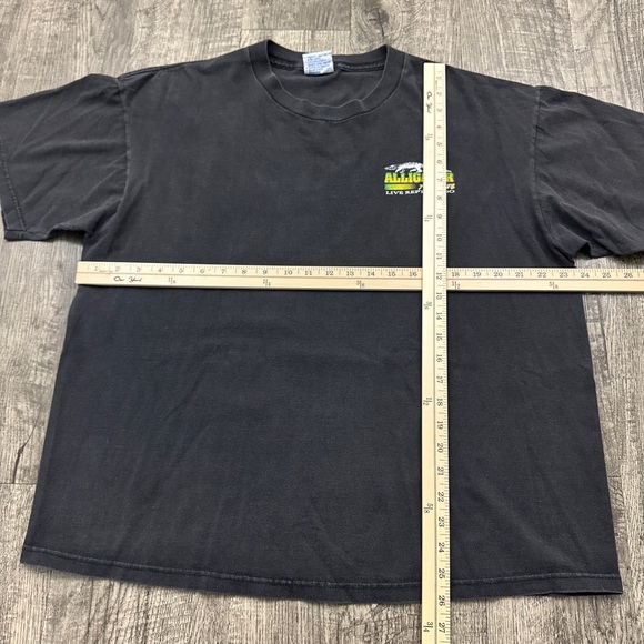 Vintage Alligator Adventure Reptile Zoo T Shirt Myrtle Beach Barefoot Landing - Picture 3 of 5